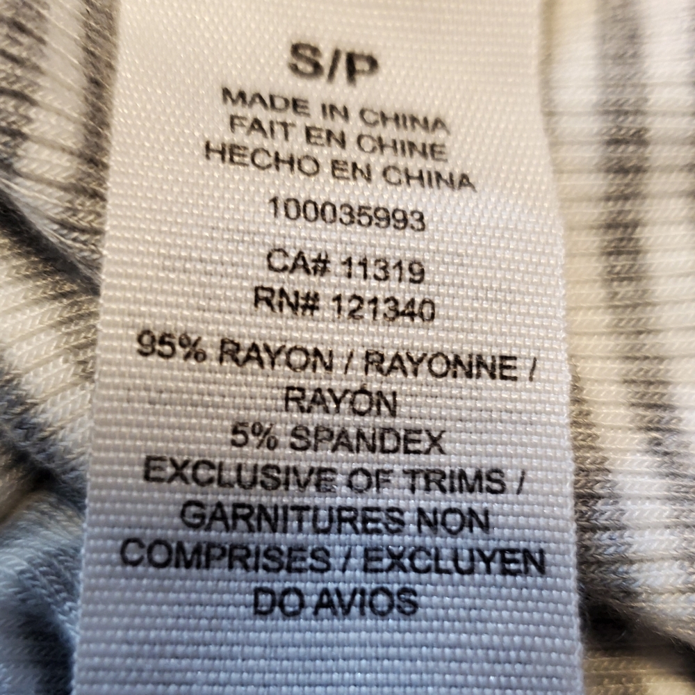 💥Host Pick !!💥 Garage single long sleeve bodysuit knit stripesize petite small - Picture 3 of 5